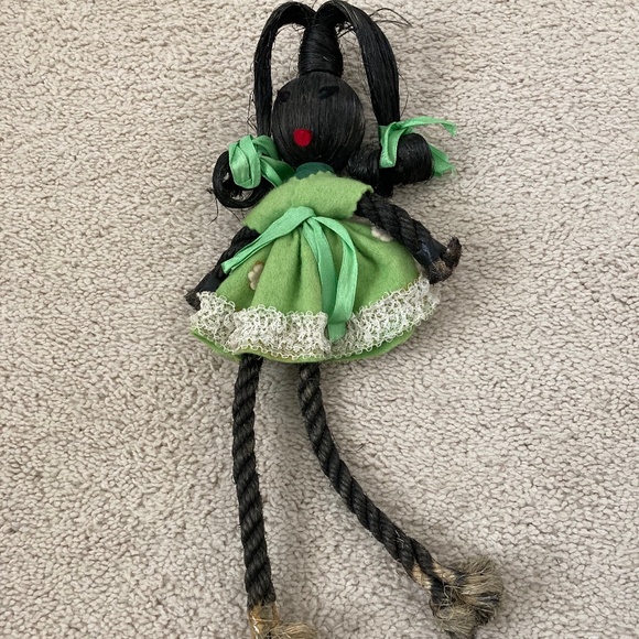 Vintage 1970's Brazilian rope dolls Lot of 3 - Picture 2 of 16